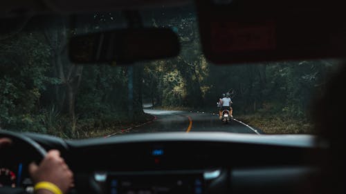 後視圖, 摩托車, 擋風玻璃 的 免費圖庫相片