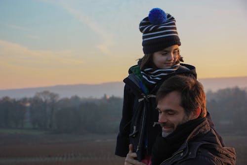 Free stock photo of burgundy, cold, daughter