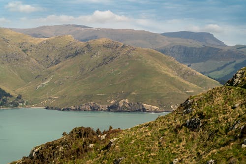 Základová fotografie zdarma na téma jezero, kopce, krajina