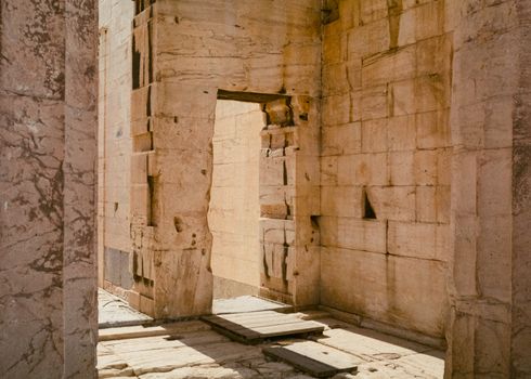 Wall and Doorway in Ancient Ruins