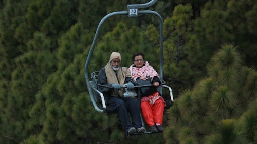 Chair Lift - Old Couple - Pakistan