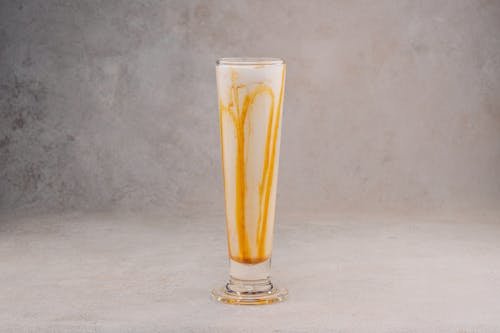 Cocktail on Gray Background