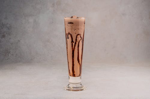 Glass with Chocolate Cocktail