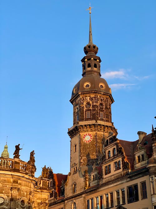 Tower of Hausmannsturm in Dresden