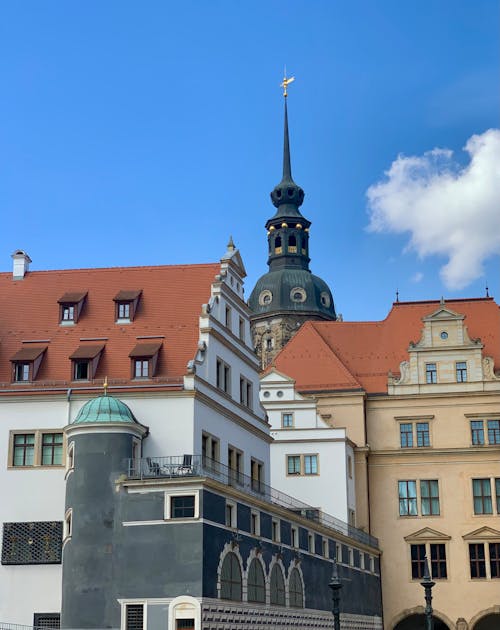 View of the Haus der Kathedrale in Dresden, Germany 