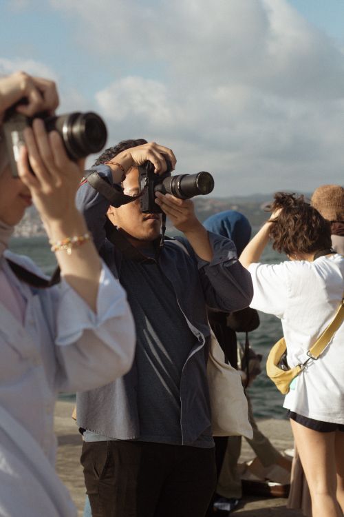 Photographers Taking Pictures With Cameras Free Stock Photo Photographers Taking Pictures With Cameras Free Stock Photo