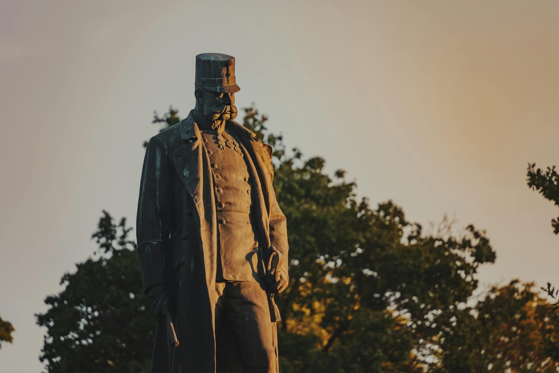 Franz Josef Statue, Burggarten Vienna, Austria