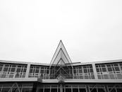 Facade of Forrester Hall, at the Nova Scotia Community College in Truro, Nova Scotia, Canada
