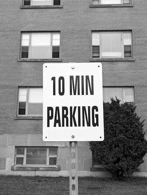 Imagine de stoc gratuită din 10 min parcare, a închide, alb-negru
