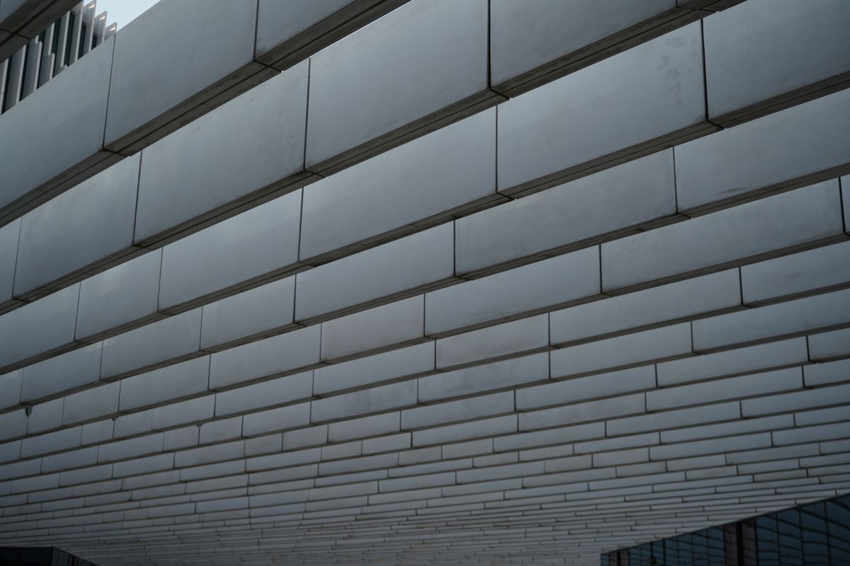 Fiber cement soffit on a residential home exterior