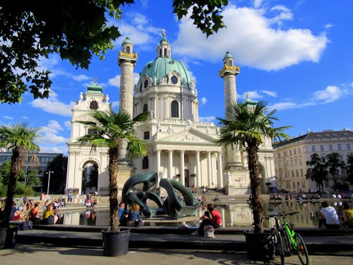 Ilmainen kuvapankkikuva tunnisteilla Itävalta, karlskirche, wien