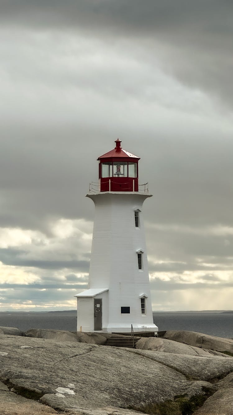 Peggys Cove Lighthouse In Canada