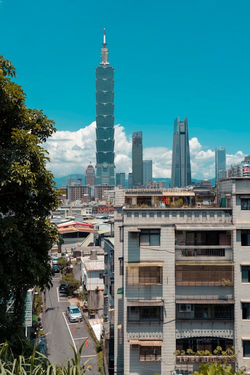 Taipei 101 over Buildings in Taipei