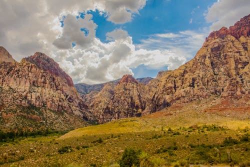 Rocky Canyon in a Valley