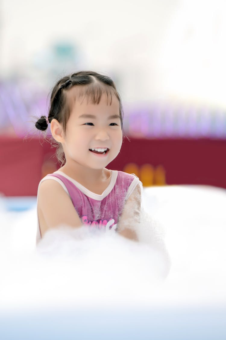 Little Asian Girl Smiling