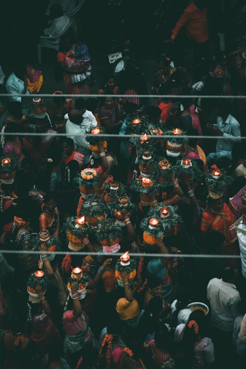Základová fotografie zdarma na téma dav, hinduistický, městský