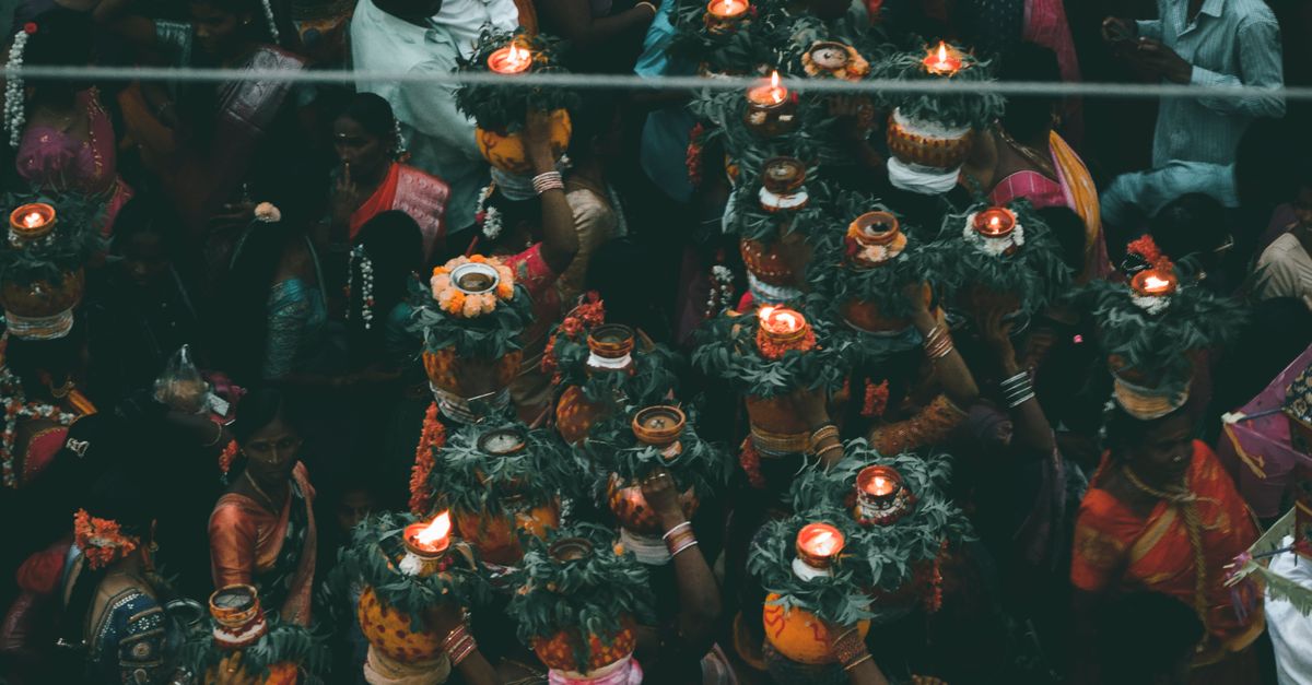 A Ritual Celebration Example Crowd in Ritual Celebration on Street · Free Stock Photo