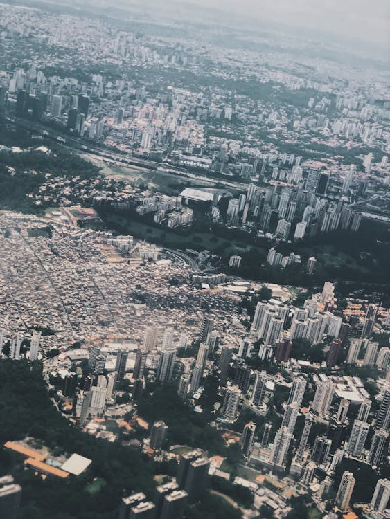 Bird's Eye View Of City During Daytime