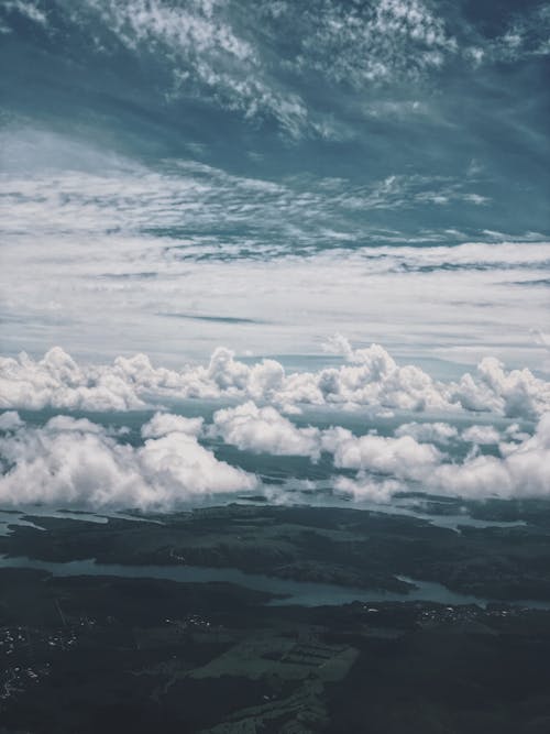 Vogelperspectief Van Wolken Overdag