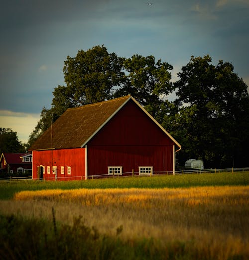 Kostnadsfri bild av bondgård, by, byar