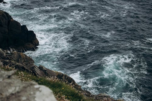 dalgalar, deniz, deniz kıyısı içeren Ücretsiz stok fotoğraf