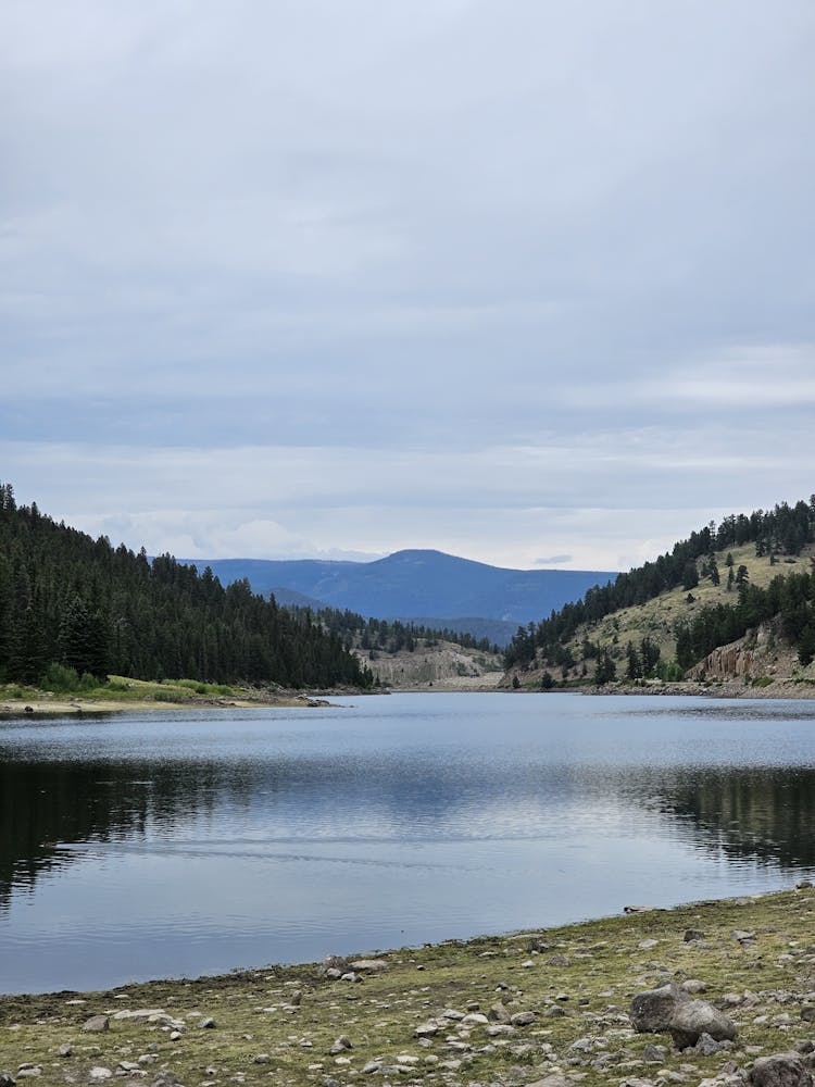 Lake In A Mountain Valley