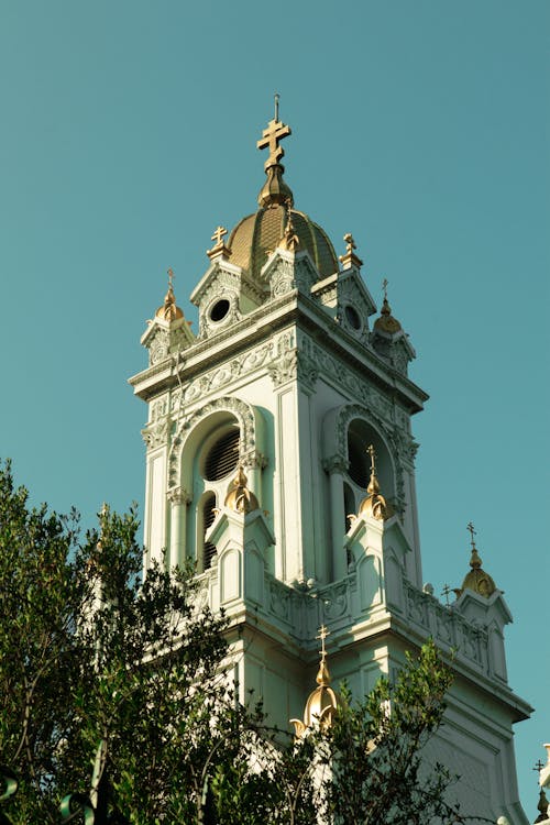 View of a Church Tower