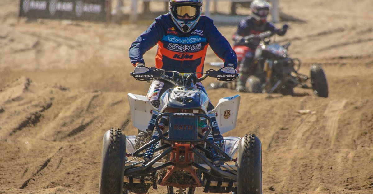 People Riding on Quad Bikes on the Beach · Free Stock Photo