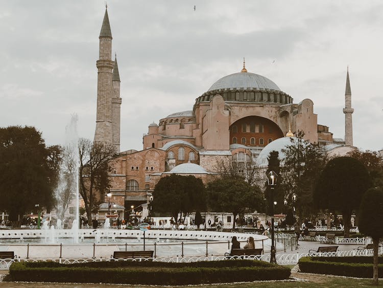 Hagia Sophia Seen From Sultan Ahmet Park