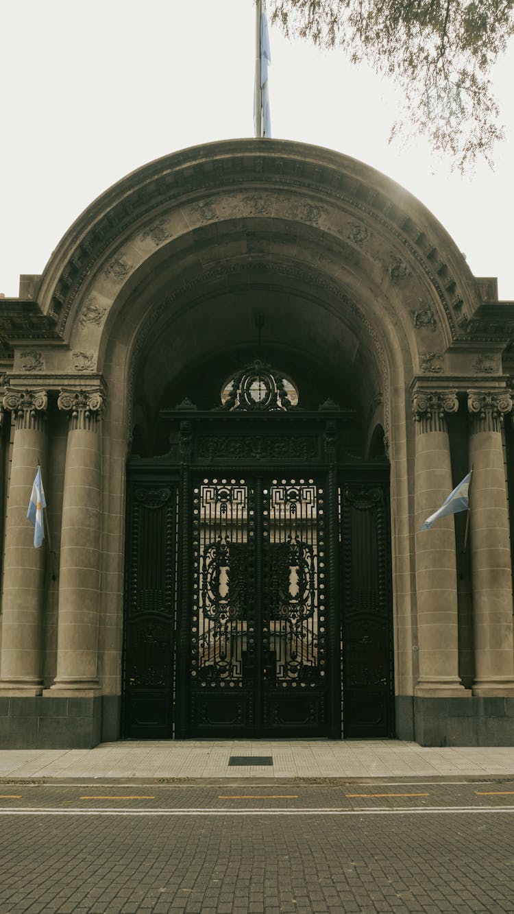 Entrance To A Government Building In Argentina