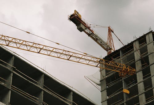 Crane at Construction Site
