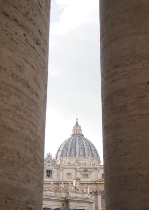 Dome of the St. Peters Basilica in Vatican 