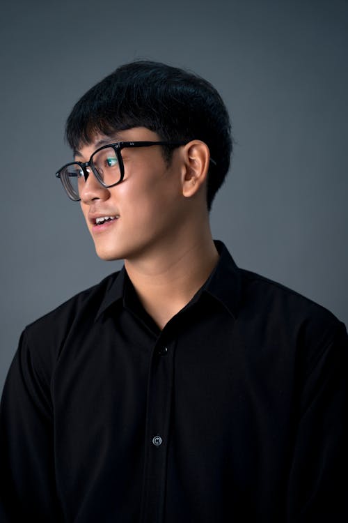 Portrait of Man in Eyeglasses