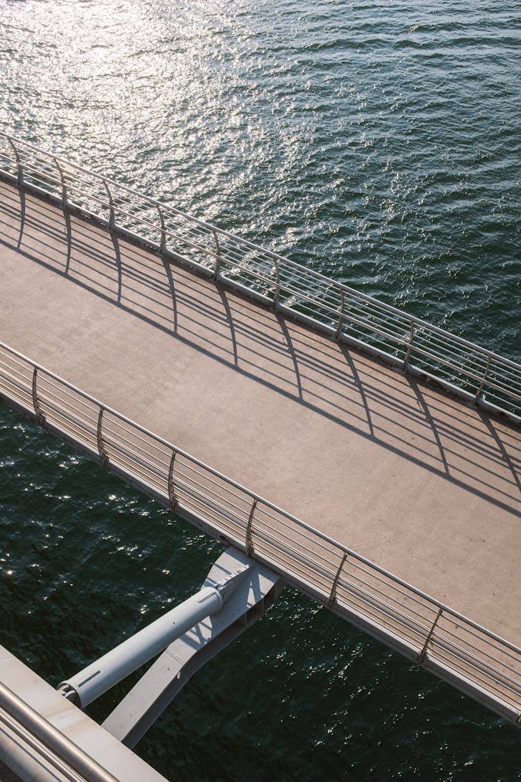 Side Deck Of The Golden Horn Metro Bridge