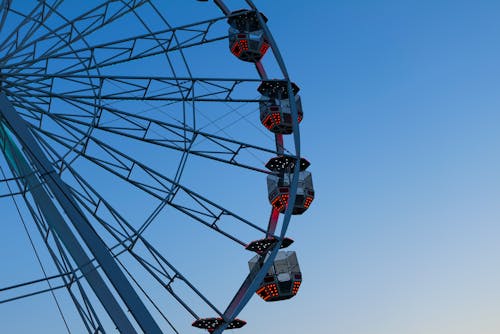 Gratis lagerfoto af byggeri, forlystelsespark, pariserhjul