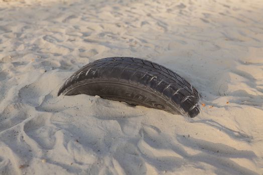 Wheel in Sand
