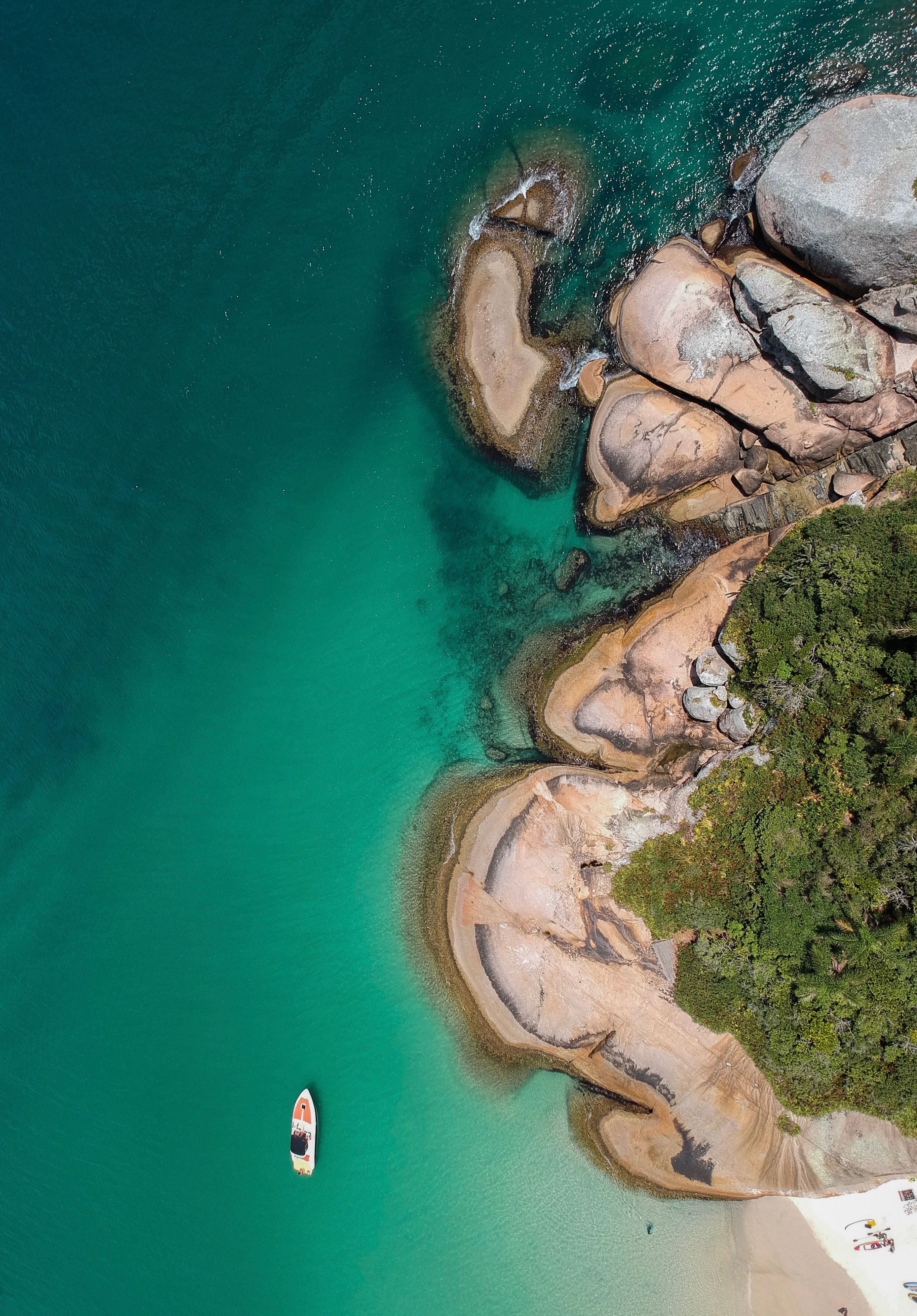 Aerial View of a Beach · Free Stock Photo