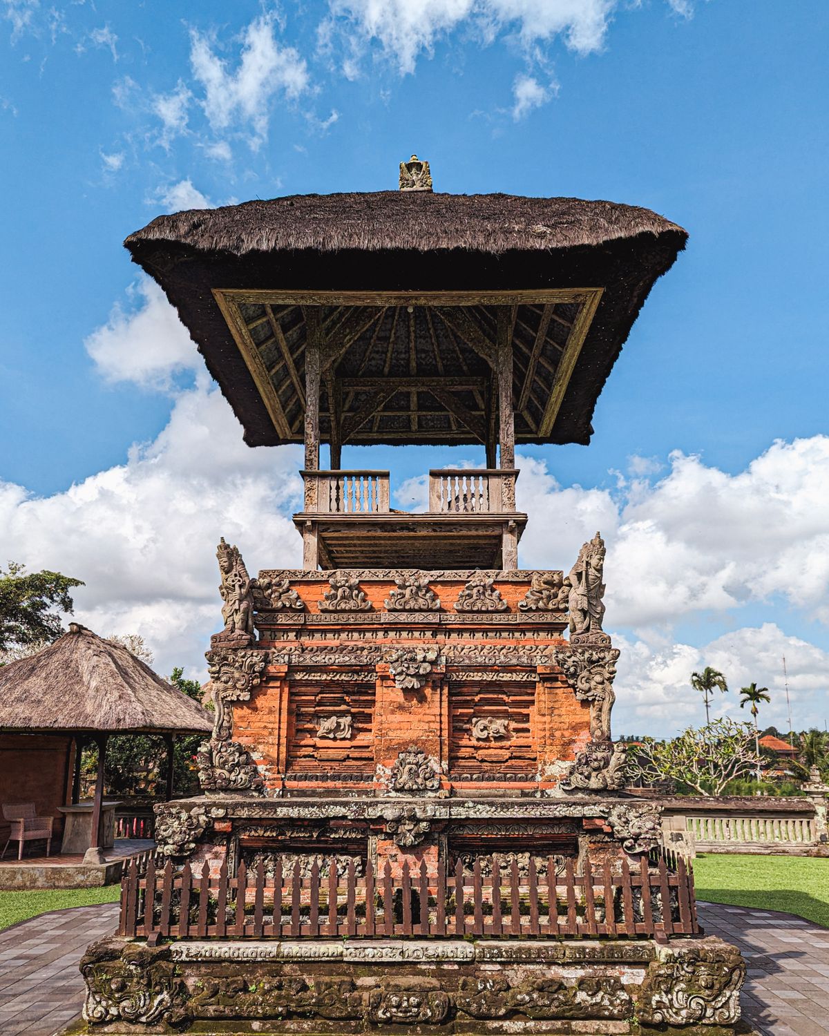 Traditional Balinese royal pavilion architecture similar to Kertha Gosa in Bali