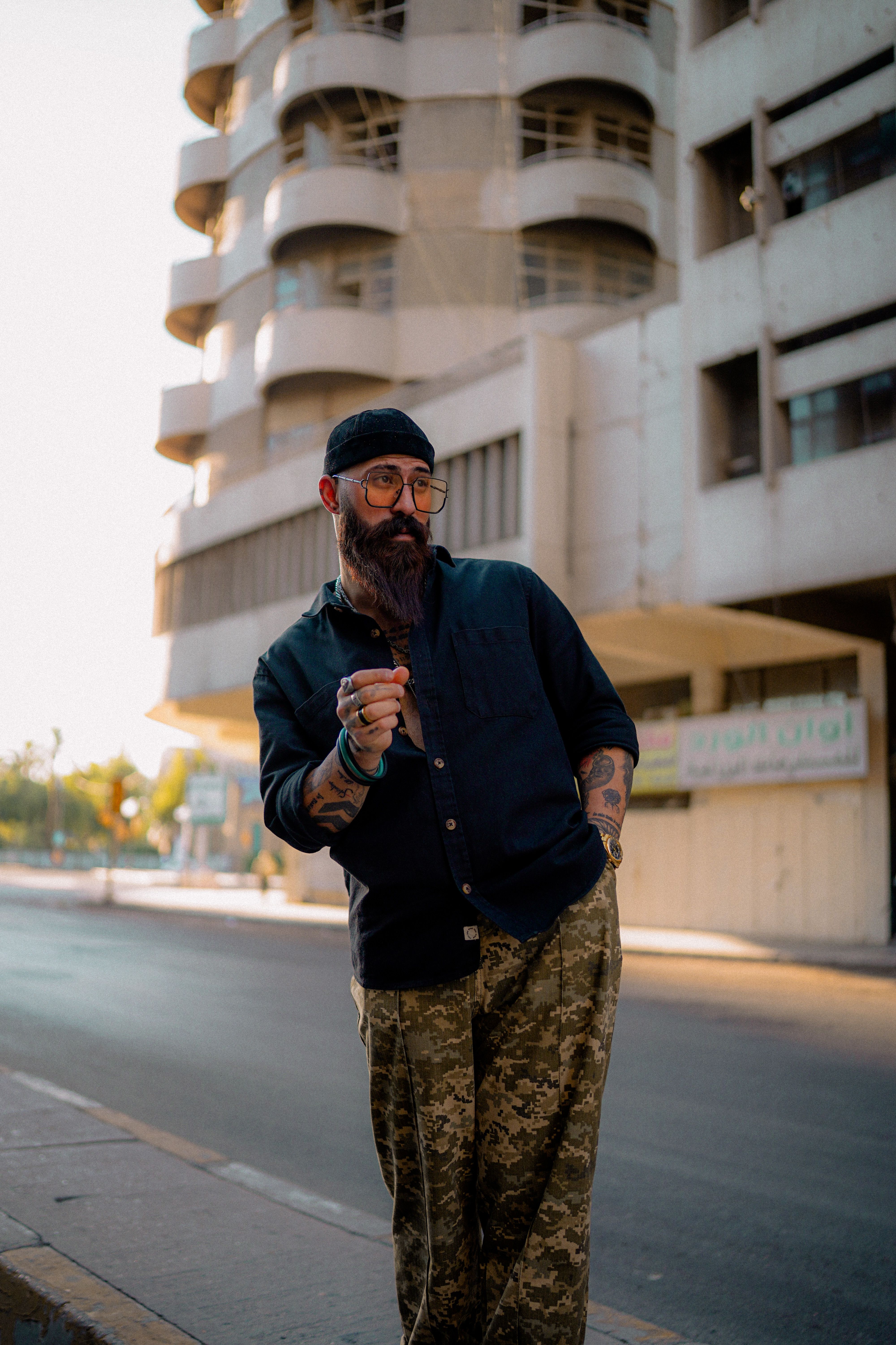 A Fashionable Man Posing in City · Free Stock Photo