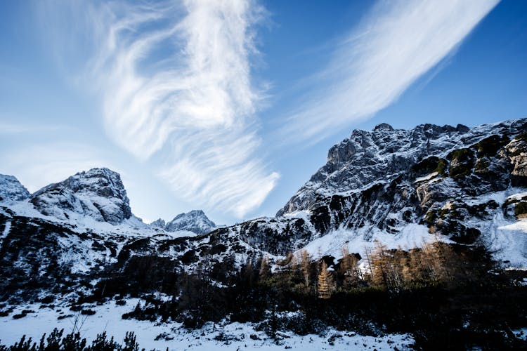 Mountains In Winter 