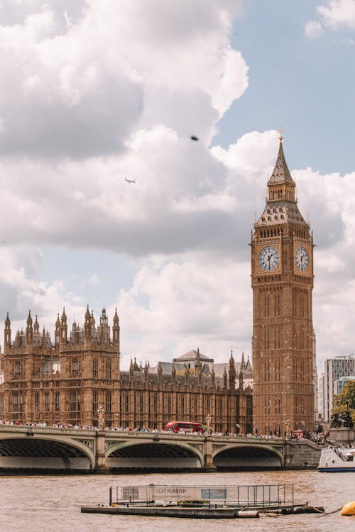 Big Ben and Westminster Bridge in London