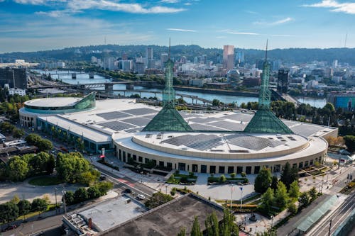 Foto d'estoc gratuïta de arquitectura moderna, centre de convencions d oregon, ciutat