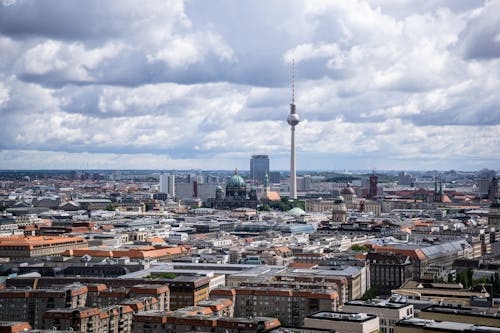 Základová fotografie zdarma na téma Berlín, berliner fernsehturm, centra okresů