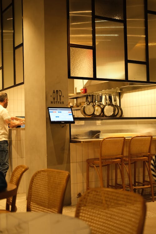 Interior of a Restaurant 