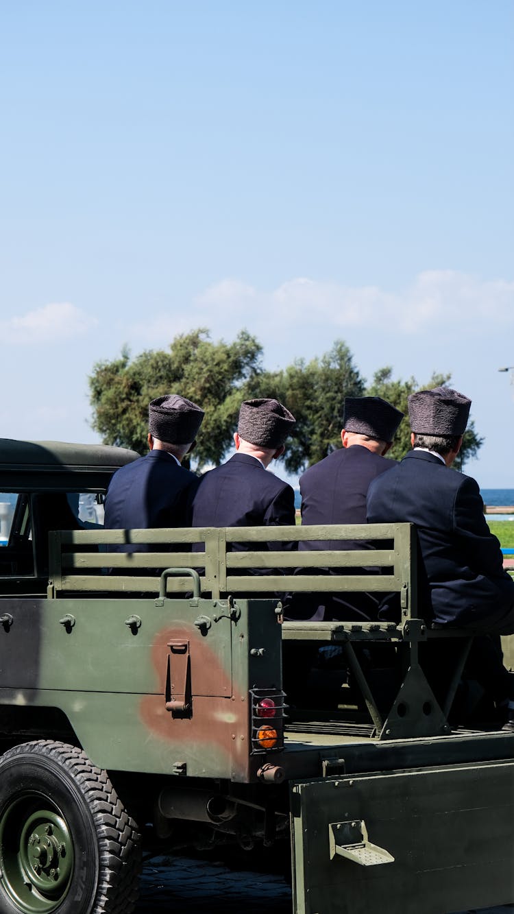 Soldiers On A Truck