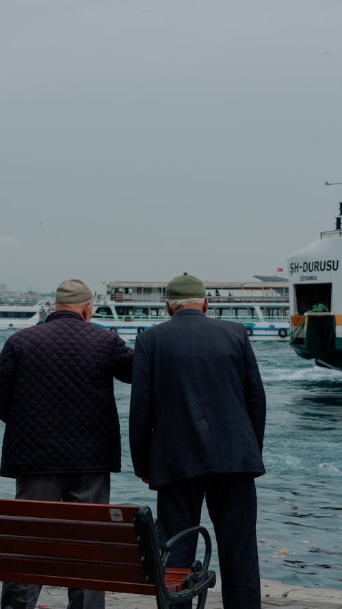Elderly Men in Harbor