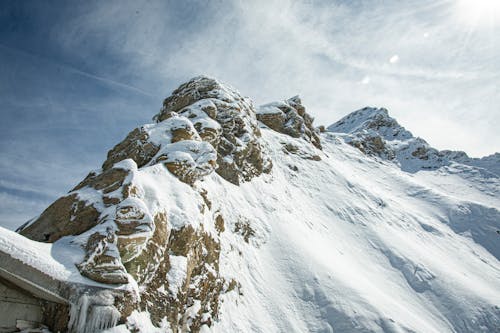 冬, 山, 極端な地形の無料の写真素材