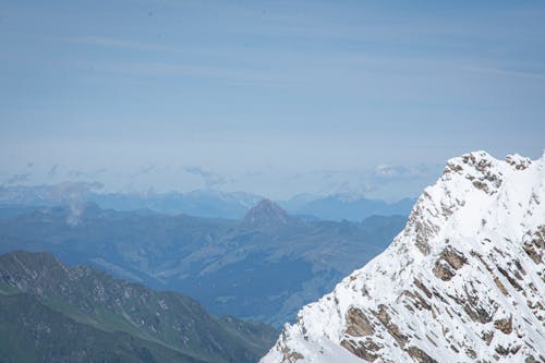 Snow on Mountains Peak