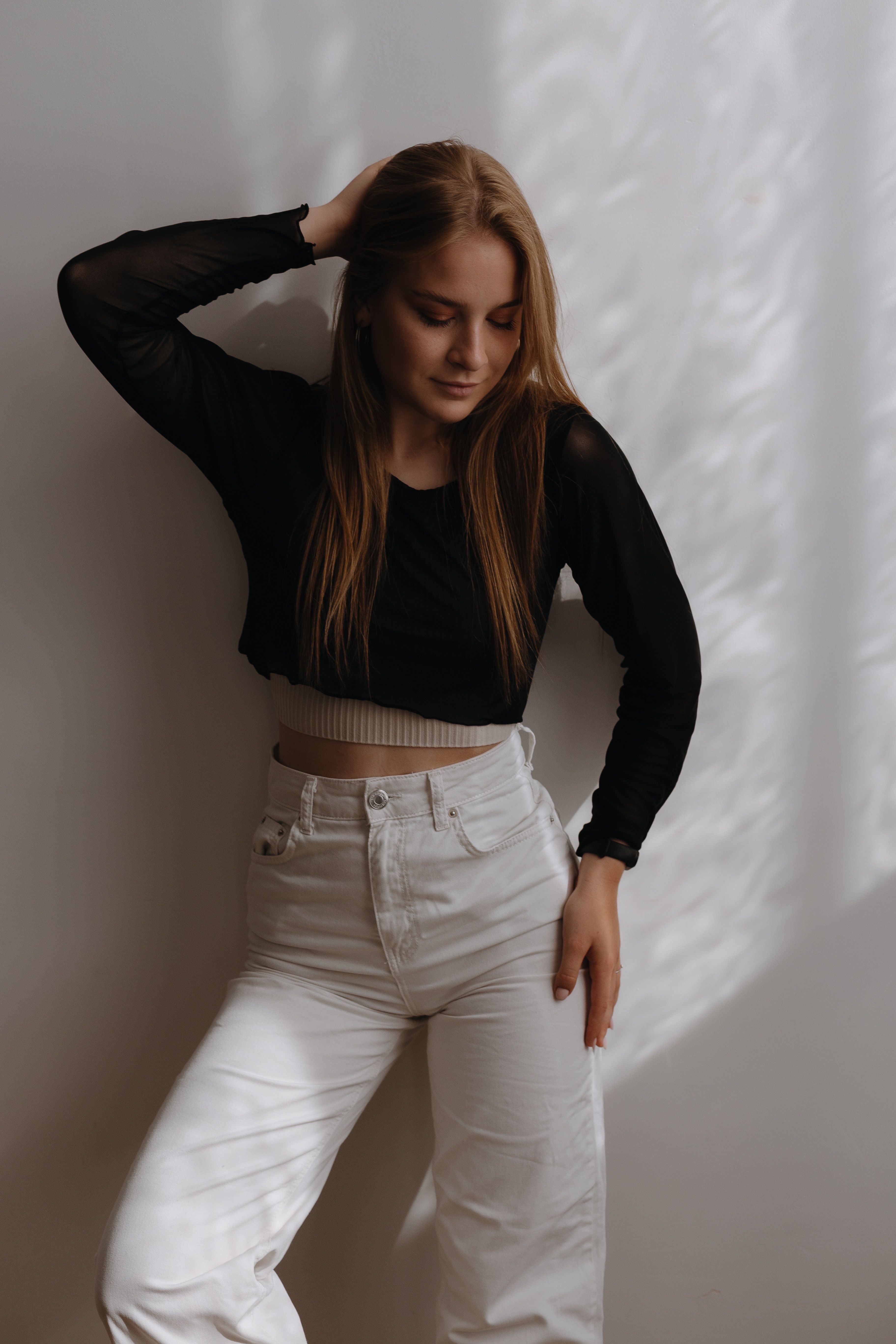 Portrait of Woman with Long Hair · Free Stock Photo