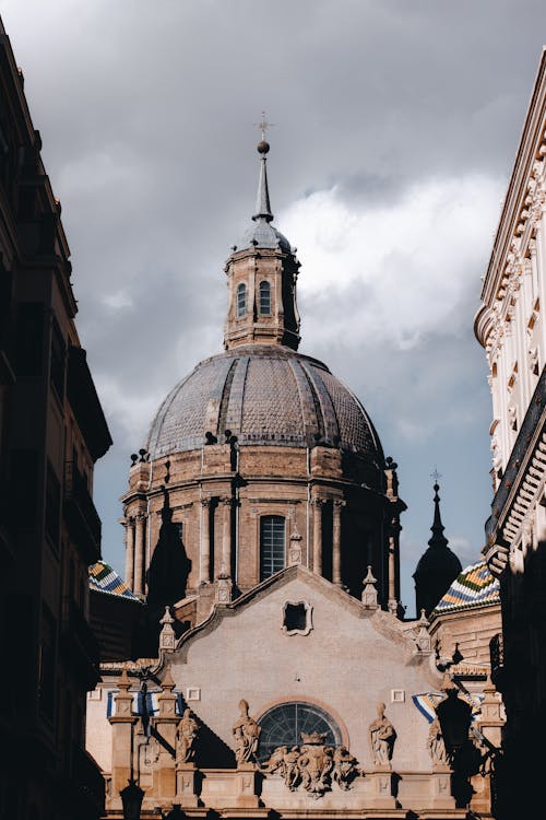Dome of Church in Saragossa in Spain